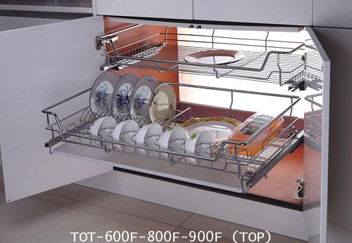 ตะแกรงคว่ำจาน - ใส่ของ 60, 80, 90 ซม. รุ่นไม่มีถาด (TOT-600F, TOT-800F, TOT-900F)