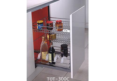 ตะแกรงอเนกประสงค์ ติดหน้าลิ้นชัก 30 ซม. ไม่มีถาด (TOT-300C)