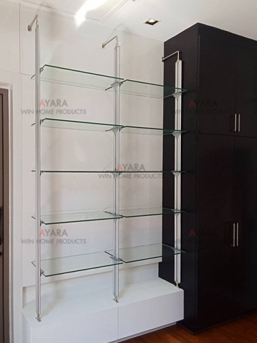 Walk in Closet - L Shape Melamine สีขาว 5