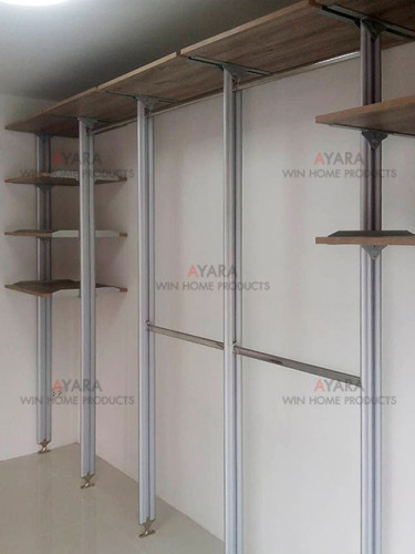 Walk in Closet - I Shape Melamine สี Pastel Oak 1