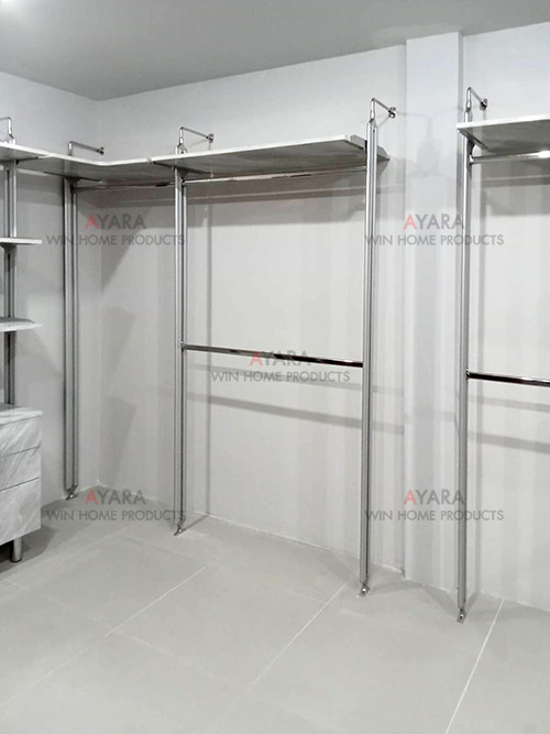 Walk in Closet - U Shape Melamine สีลายหินอ่อน 3