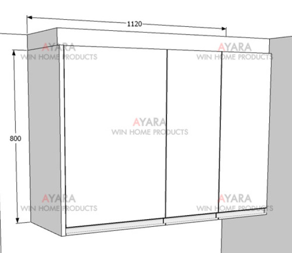 ชุดครัว Built-in ตู้ล่าง โครงซีเมนต์บอร์ด หน้าบาน Melamine สีขาวด้าน ผิวส้ม 6