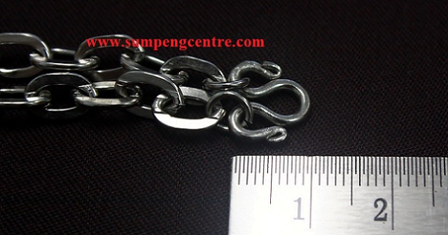 สร้อยสแตนเลสทับแบน เบอร์2 - 30 นิ้ว 2