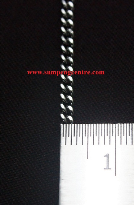 สร้อยแบนสแตนเลส เบอร์21 - 26 นิ้ว 1