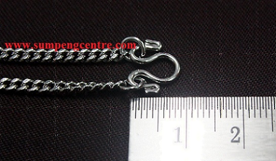 สร้อยแบนสแตนเลส เบอร์21 - 26 นิ้ว 2