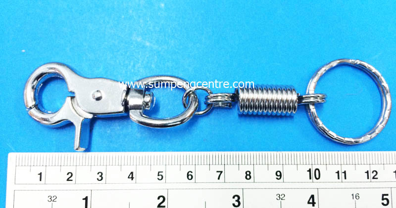 พวงกุญแจก้ามปู ห่วงขด 1