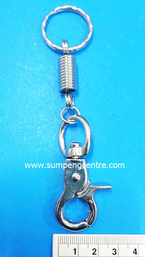 พวงกุญแจก้ามปู ห่วงขด 2