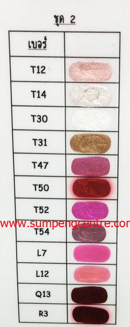 สีทาเล็บเมทาลิค Herrmann - ชุด2 1