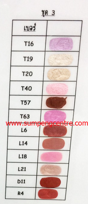 สีทาเล็บเมทาลิค Herrmann - ชุด3 1