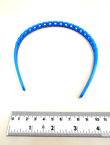 คาดผม เหลี่ยมรู สีสด (12 ชิ้น)