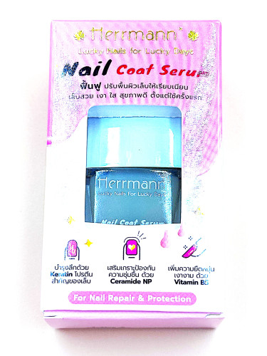 H01 สีใส Hermann เซรั่มบำรุ่ง +เคลือบเล็บ (3 ขวด) 3