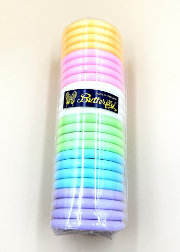 กำไลเด็ก สีขุ่นอ่อน (24 ชิ้น)