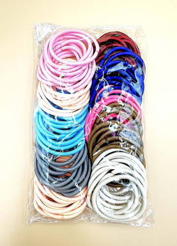 ยางรัดผม คละสี (100 ชิ้น)
