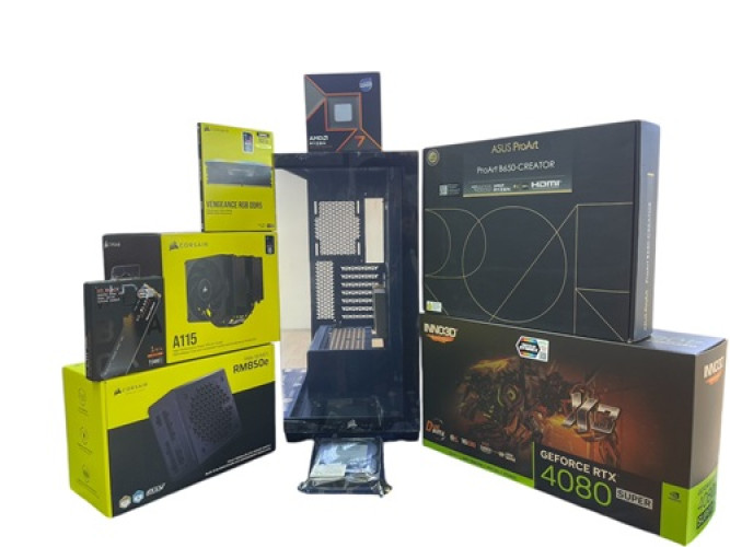 COMPUTER SET CPU AMD RYZEN7 9700X for Gaming