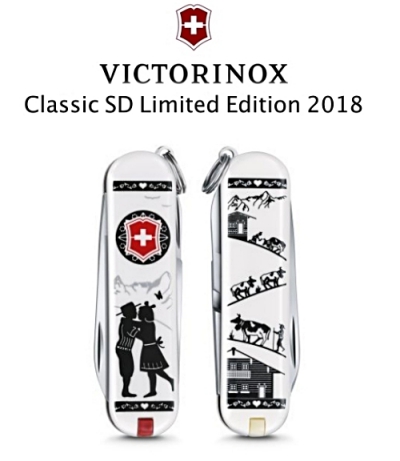 มีดพับ Victorinox รุ่น Classic SD Limited Edition 2018,Alps Love