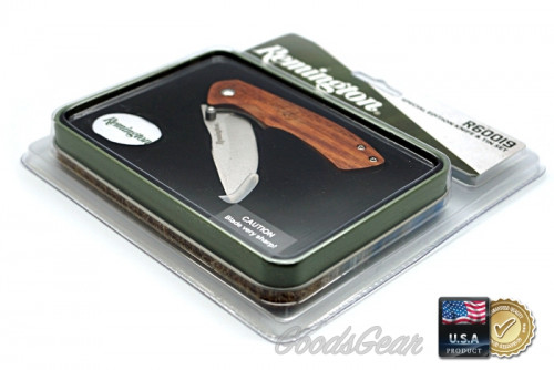 มีดพับ Remington Gift Tin Set Wood Liner Lock Knife R60019-C