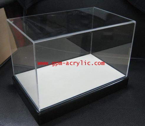กล่องครอบโมเดลฐานดำ ขนาด 35x20x25 cm.