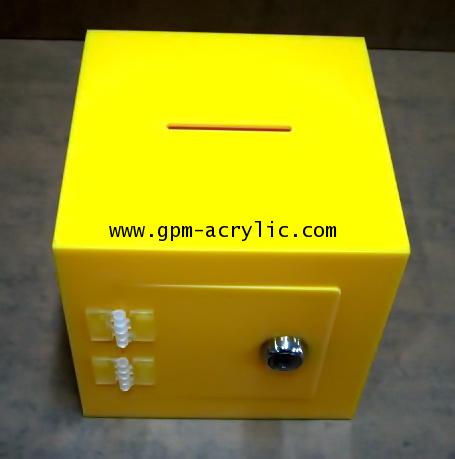 Tip Box สีเหลือง ขนาด 15 ซม. 1