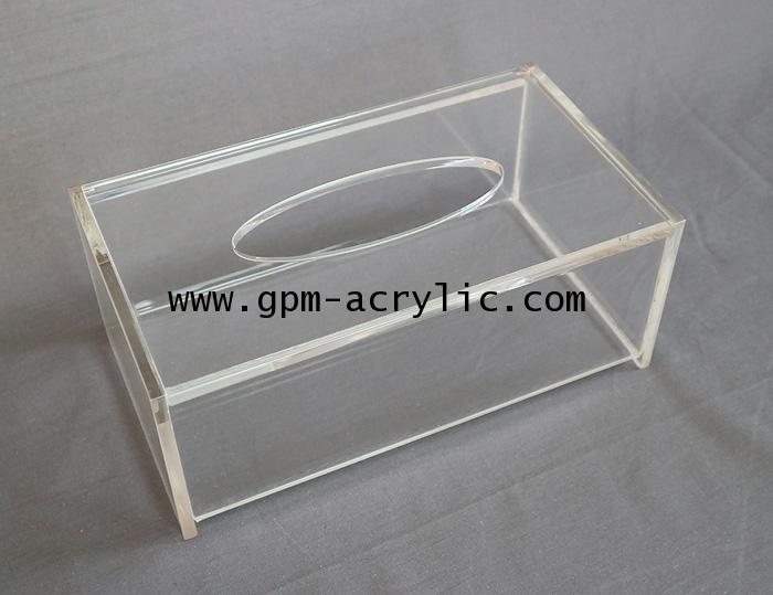 กล่องใส่ทิชชูอะคริลิค ขนาด 14x25x10 ซม.