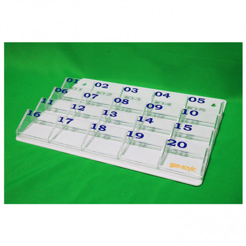 แผงเสียบบัตรผู้มาติดต่อ 20 ช่องเล็ก 3