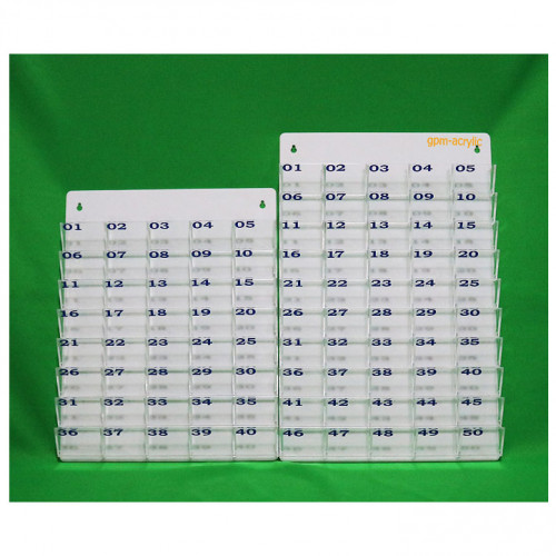 แผงเสียบบัตรผู้มาติดต่อ 40 ช่องเล็ก 4