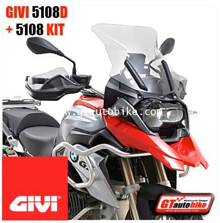 GIVI 5108D Windscreen + 5108KIT 0
