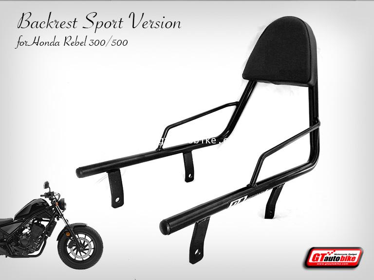 NEW Backrest GT1 for Honda Rebel 300/500