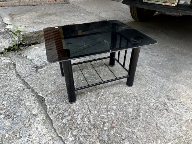 โต๊ะกลางหน้ากระจกสีชา (ผลิตใหม่) โต๊ะกลางหน้ากระจกสีชา ใหม่ 21