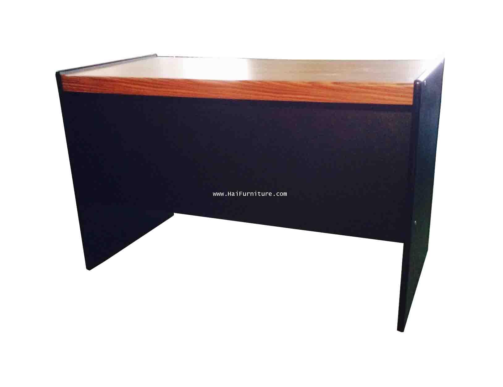 โต๊ะทำงาน PVC สีสักดำ 120 ซม. 1
