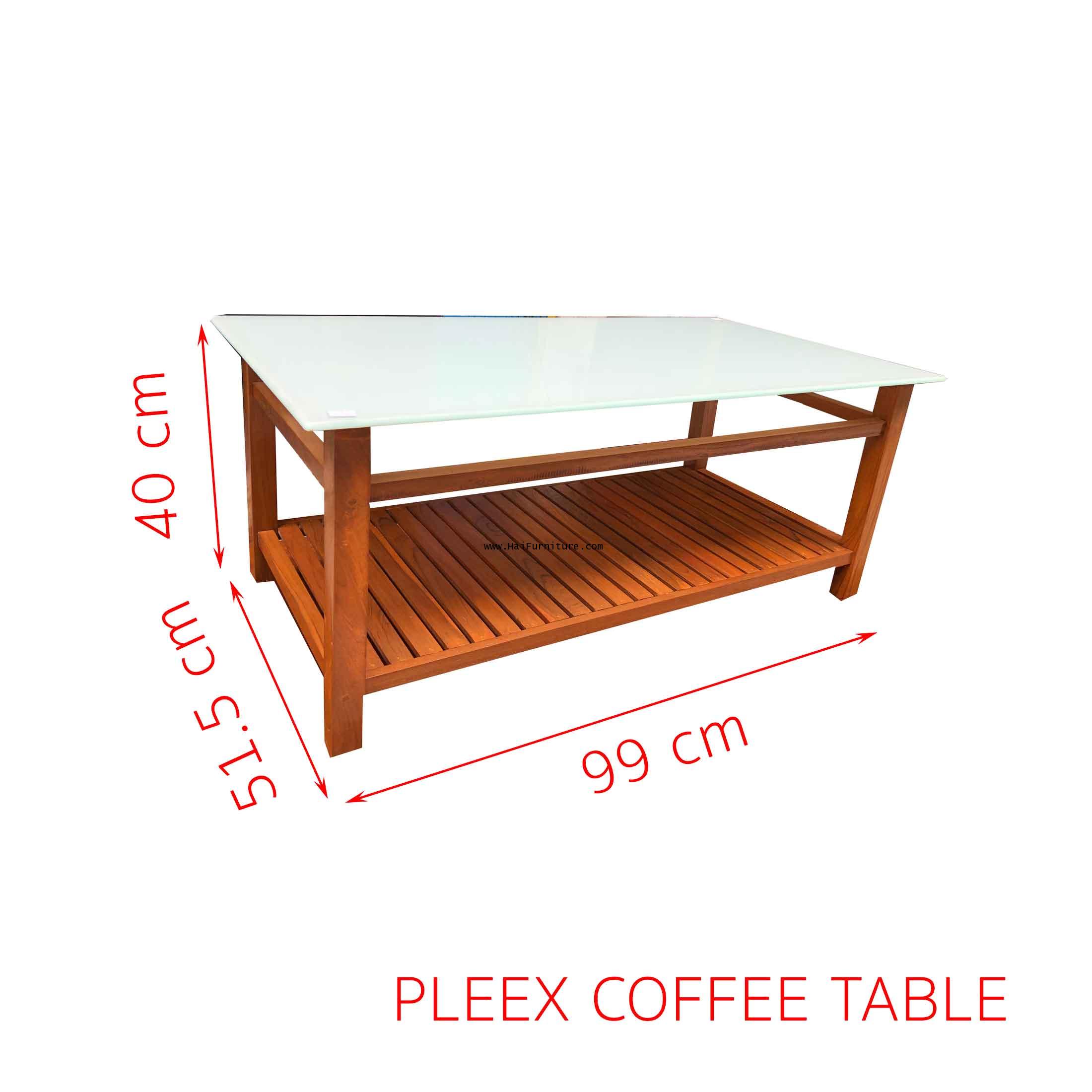 PLEEX COFFEE TABLE 99*51.5*40 CM 0
