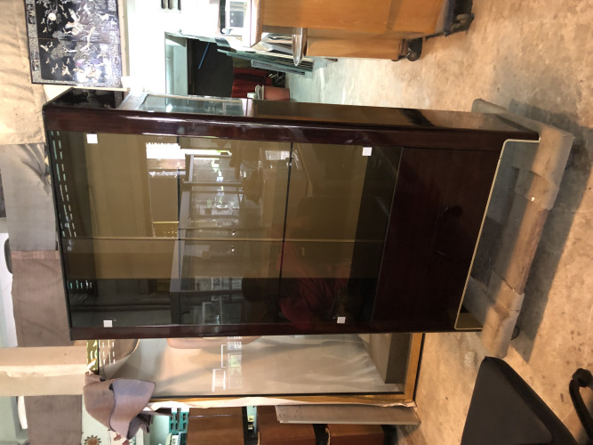 ตู้โชว์ 2 บาน 2 ลิ้น แบรนด์ Hogan  ก94:ล39:ส180 ซม. 3