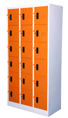 ตู้ล็อกเกอร์ 18 ช่อง LK18 Elegant w91.4 x d45.7 x h183 CM. 2