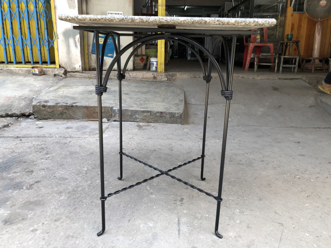 โต๊ะหินแกรนิตขัดเงา La Grâce  ก60:ล60:ส78 ซม. 3