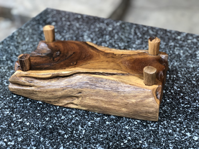 ถาดขอนไม้สัก ขุด ก29*ล16.5ส8.5 ซม. 2