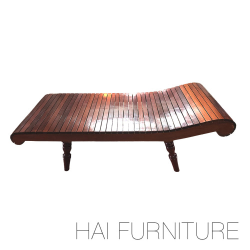 โต๊ะเครื่องแป้ง Art Deco Style ปี 1940 ไม้สักทั้งตัว w60*d35*h150 ซม.