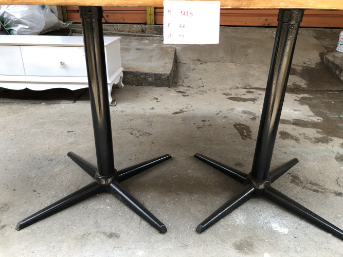 โต๊ะอาหาร ลายพราง ไม้ยางอย่างหนา  ก142.5:ล88:ส71 ซม. 2