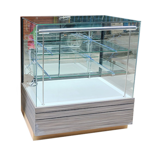 กระจกแสดงสินค้าขอบเปลือย w88*d59*h100 ซม.