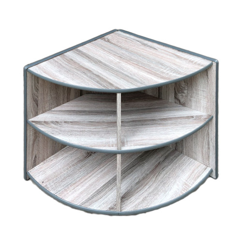 โต๊ะเข้ามุม PVC ลาย Solid wood w60*d60*h75 ซม.  