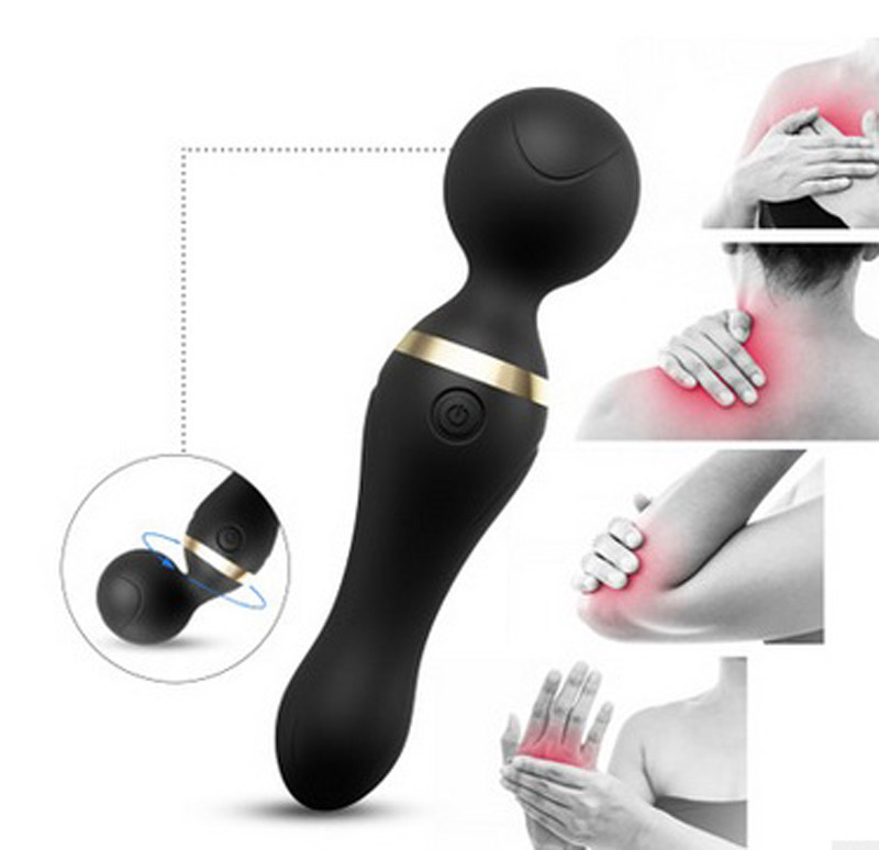 Freeza Magic Wand Massager - สีดำ 6