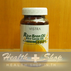 Vistra Rice Bran Oil Rice Germ Oil  Plus Wheat Germ Oil1000mg 40 cap