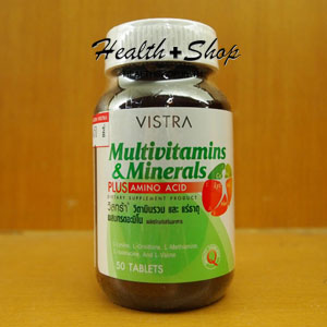 Vistra Multivitamins and Minerals plus Amino Acid 50 tablets