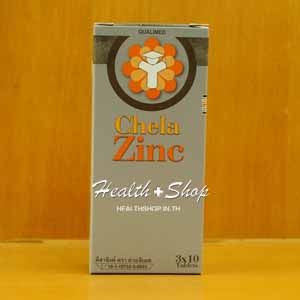 Qualimed Chela Zinc (Chelated Zinc)15 mg 3x10 tab
