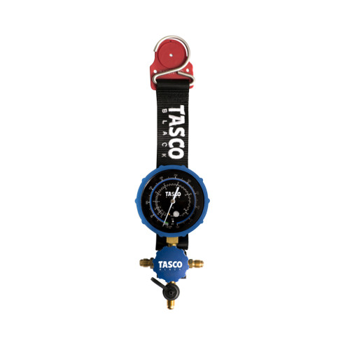 เกจ์เดี่ยวพร้อมวาล์ว TASCO รุ่น TB100 (R32/R410) พร้อมแถมแม่เหล็กสำหรับยึด และหูแขวนกันตกหล่น 6