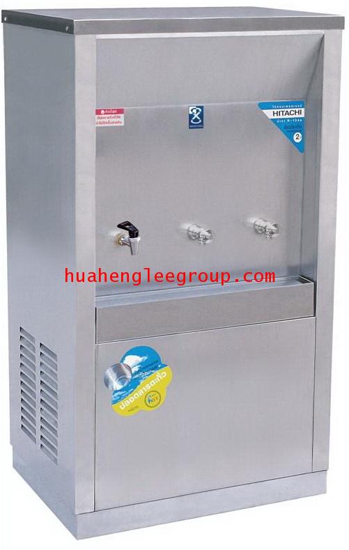 ตู้ทำน้ำร้อน-เย็น สเตนเลส แบบต่อท่อประปา 3 ก๊อก หน้าเว้า (เย็น2 ร้อน1) (MCH-3P) MAXCOOL