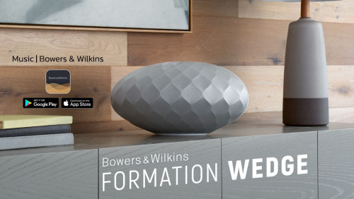 Bowers & Wilkins Formation Wedge ลำโพงไร้สายระดับพรีเมียมทรงรูปพัด 120 องศา