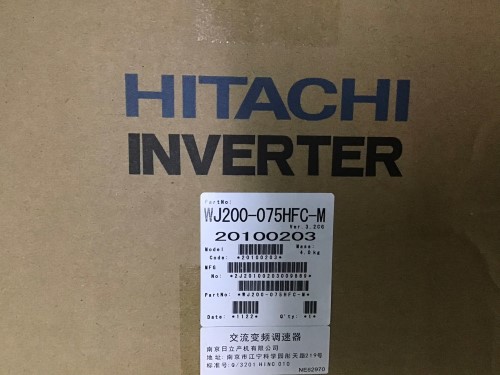 HITACHI INVERTER WJ200-075HFC-M 380-480V ราคา 17,000 บาท