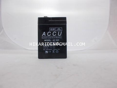 ACCU 0.91 6V 4.5AH AC 645 ราคา 200 บาท
