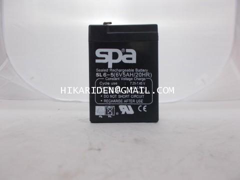 SPA SL6-5 (6V5AH/20HR) ราคา 300 บาท