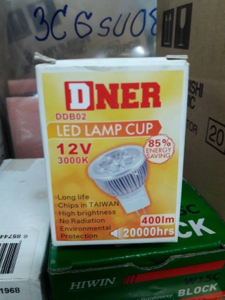 DNER LED LAMP CUP MR16 12V ราคา 100 บาท