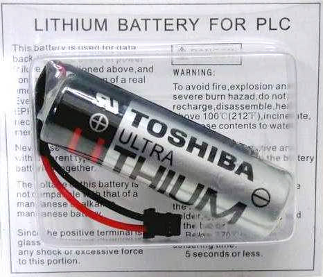 TOSHIBA ER6V/3.6V 2400mAh Lithium PLC